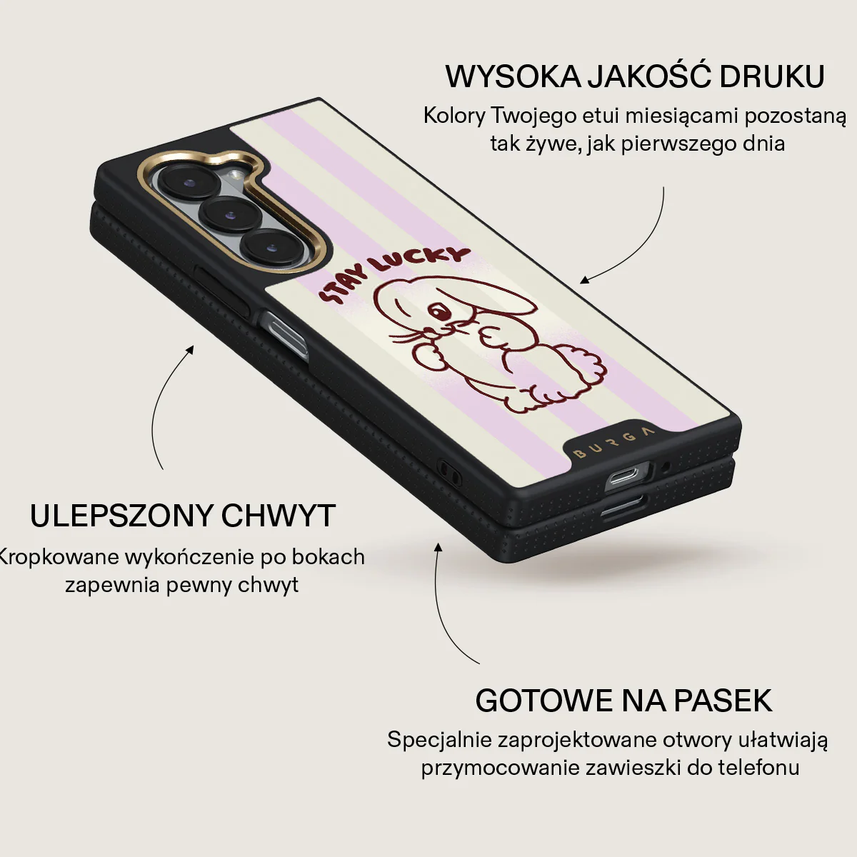 Stay Lucky - Samsung Galaxy Z Fold 6 Etui - Image 5