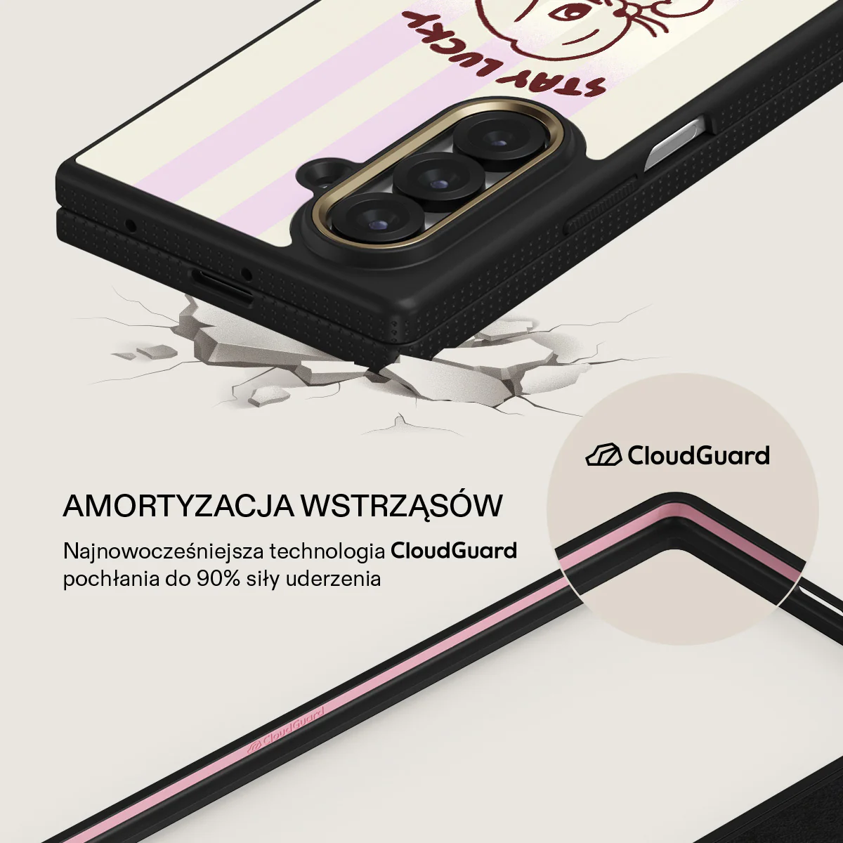 Stay Lucky - Samsung Galaxy Z Fold 7 Etui - Image 3