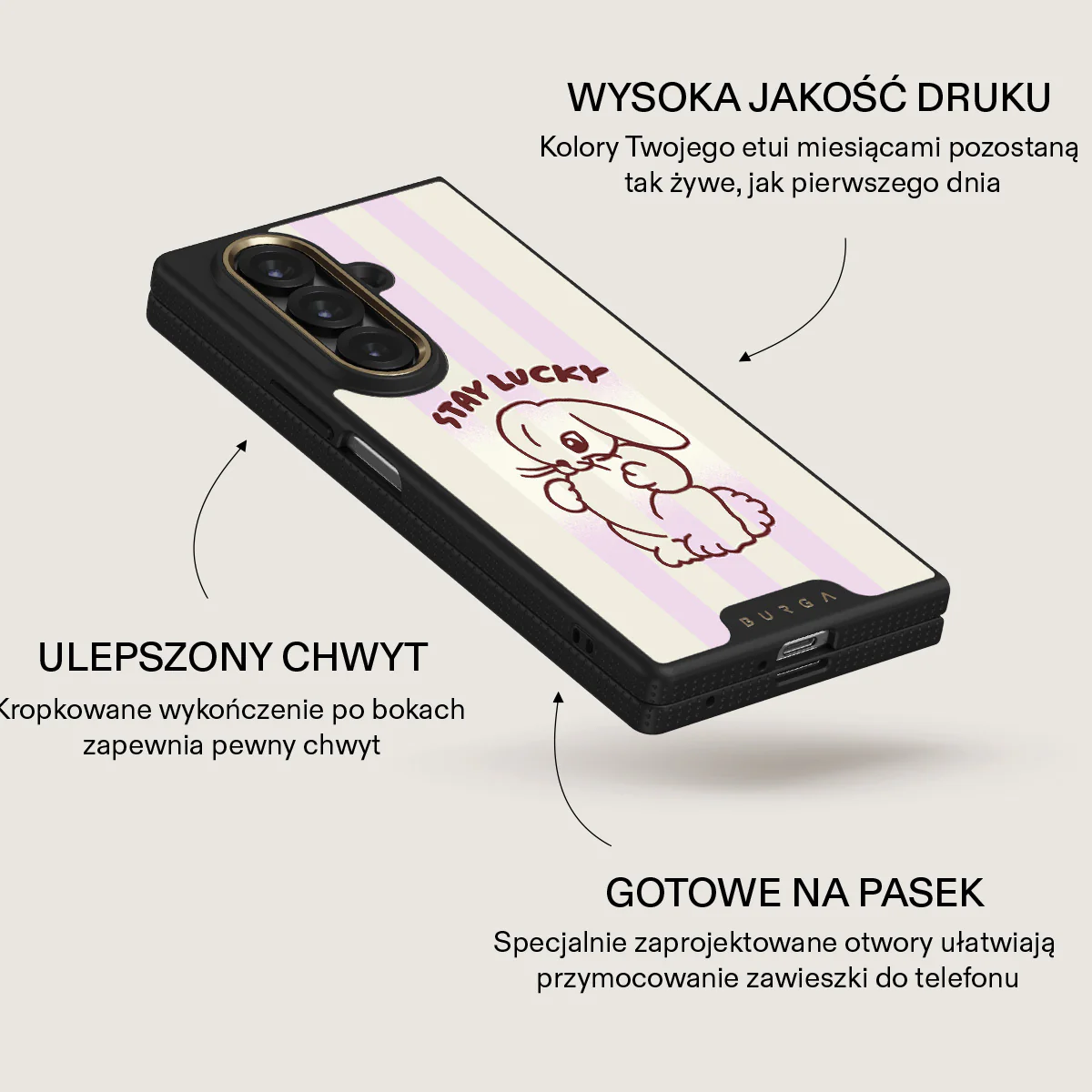 Stay Lucky - Samsung Galaxy Z Fold 7 Etui - Image 5