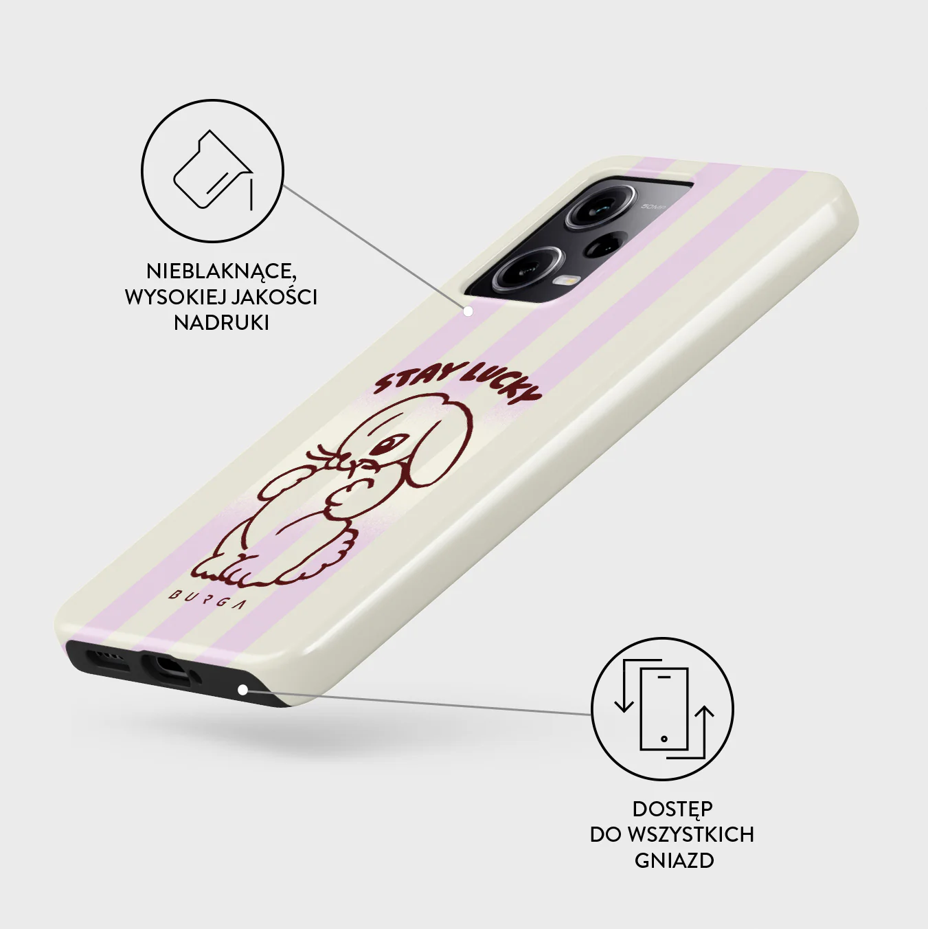 Stay Lucky - Xiaomi Redmi Note 12 Pro 5G Etui - Image 3