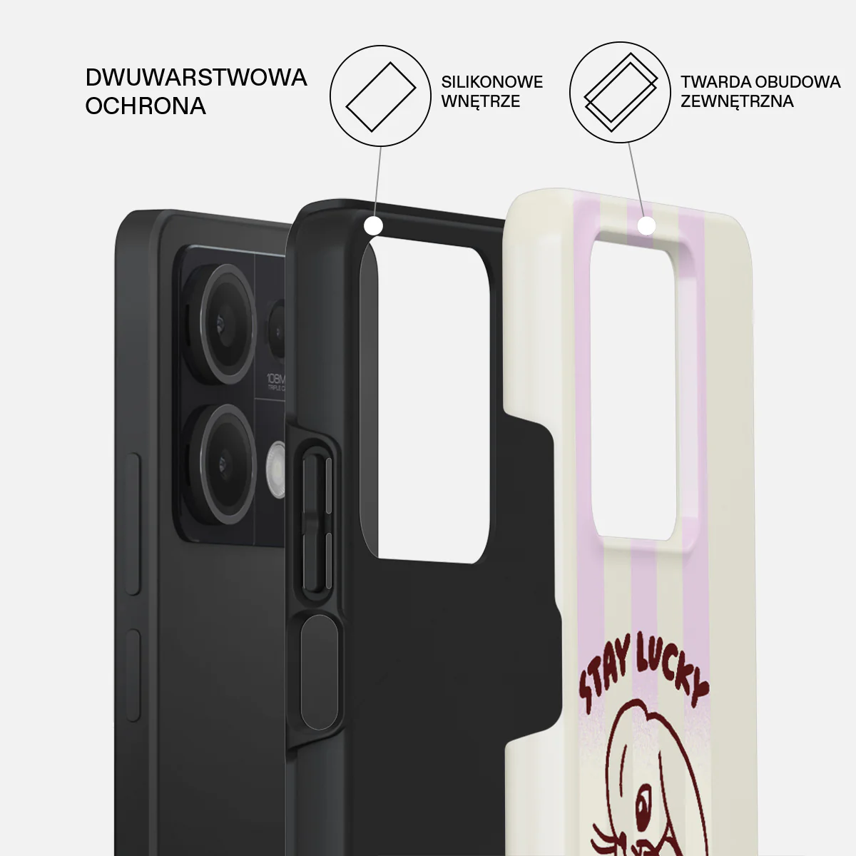 Stay Lucky - Xiaomi Redmi Note 13 5G Etui - Image 2