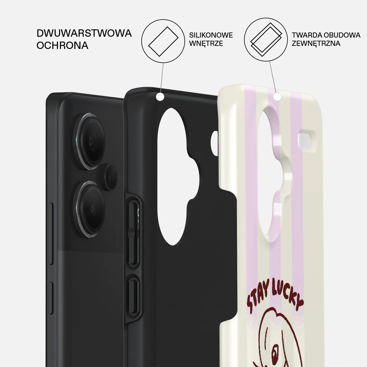 Stay Lucky - Xiaomi Redmi Note 13 Pro+ 5G Etui - Image 2