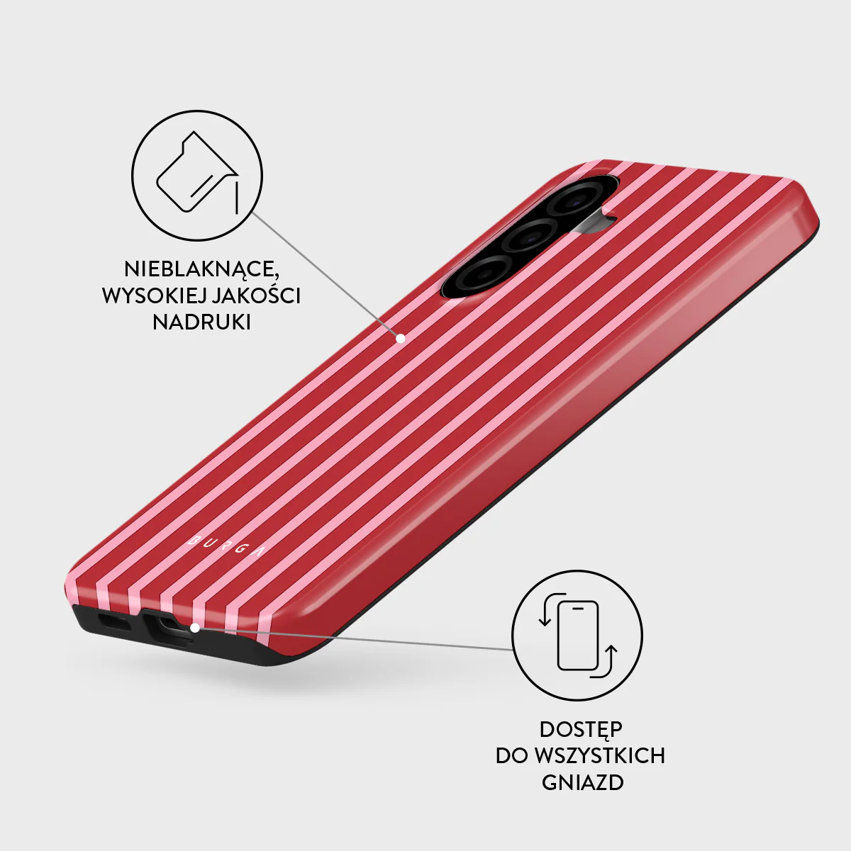Strawberry Jam - Samsung Galaxy A57 5G Etui - Image 3