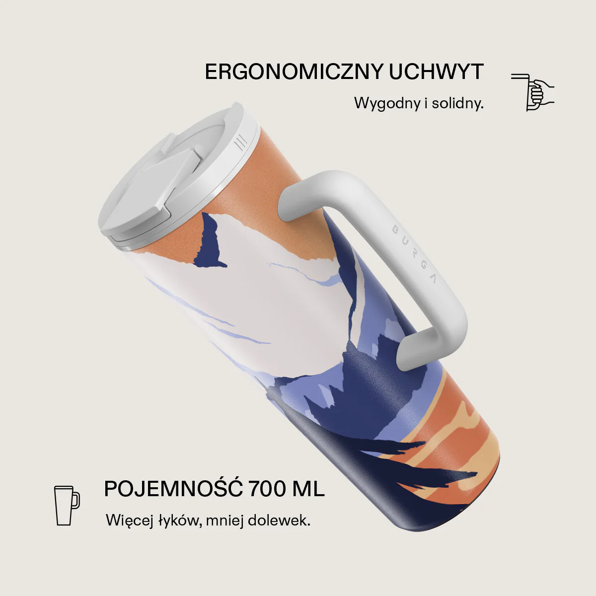 Summit - Kubek podróżny EasyGrip - Image 2