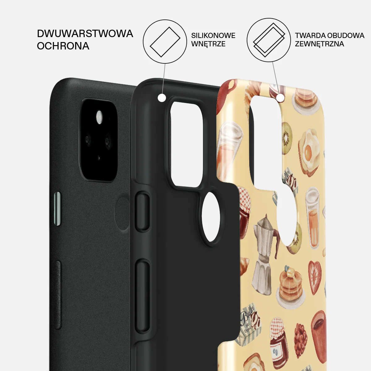 Sunny Side Up - Google Pixel 5 Etui - Image 2