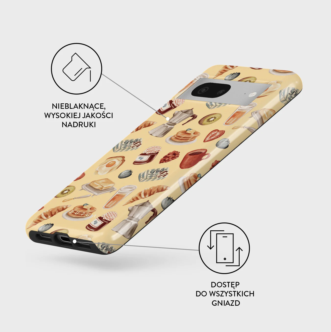 Sunny Side Up - Google Pixel 7a Etui - Image 3