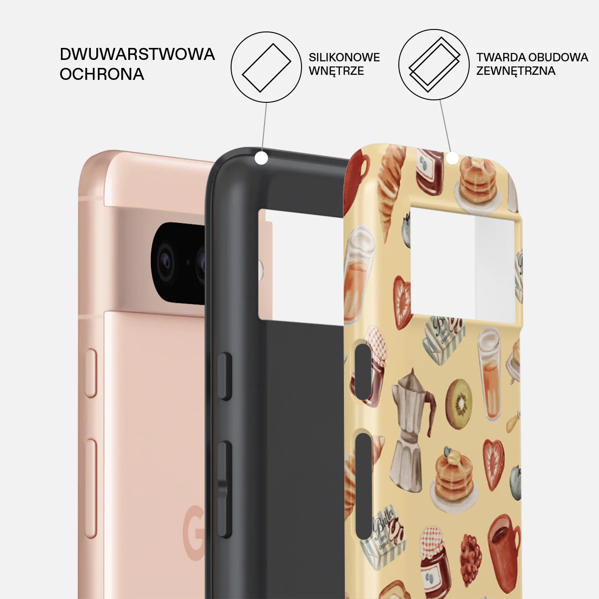 Sunny Side Up - Google Pixel 8 Etui - Image 2