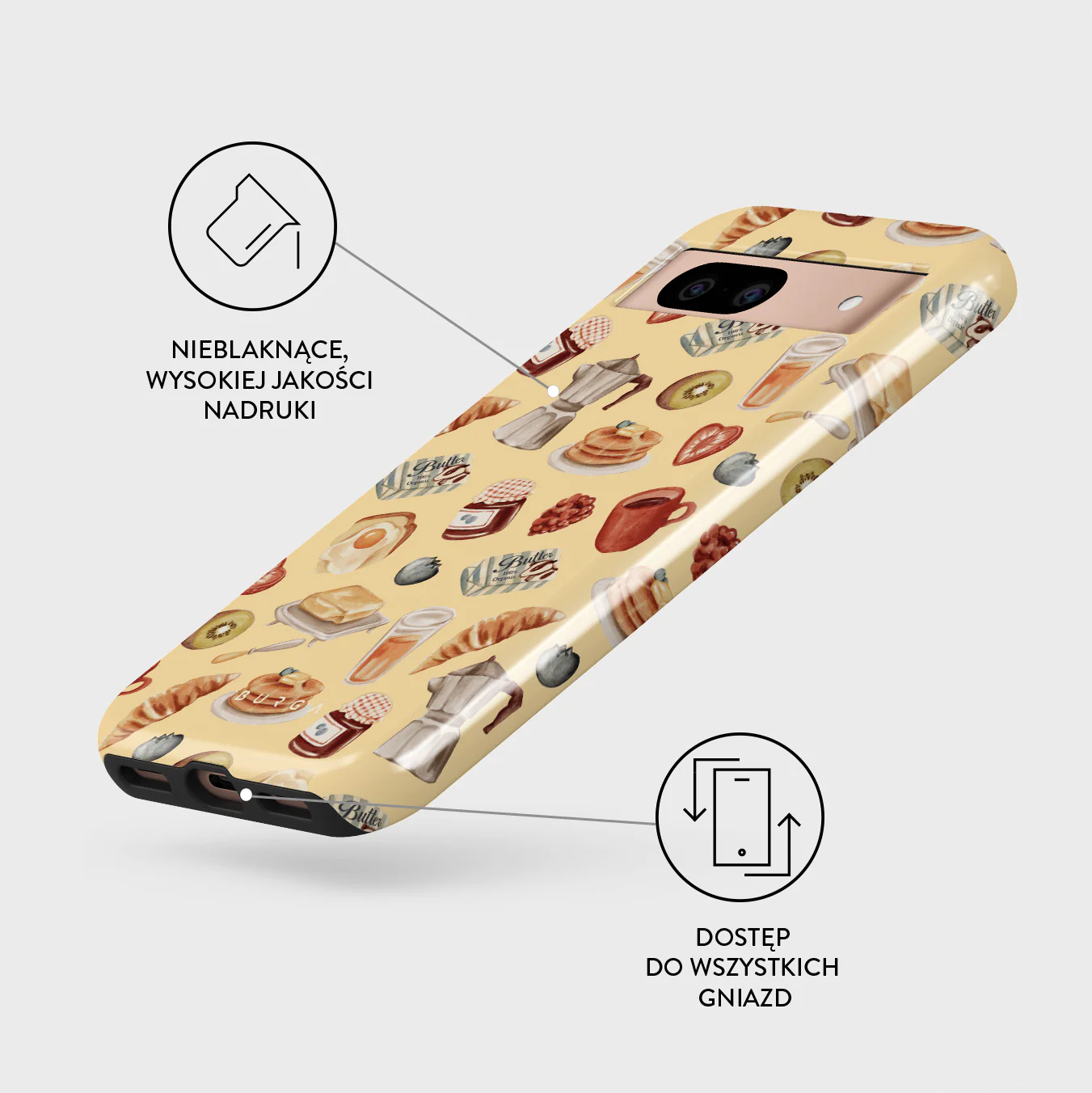 Sunny Side Up - Google Pixel 8a Etui - Image 3