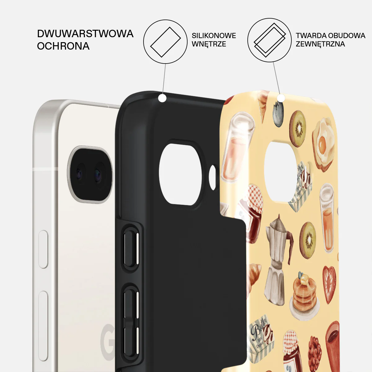 Sunny Side Up - Google Pixel 9a Etui - Image 2