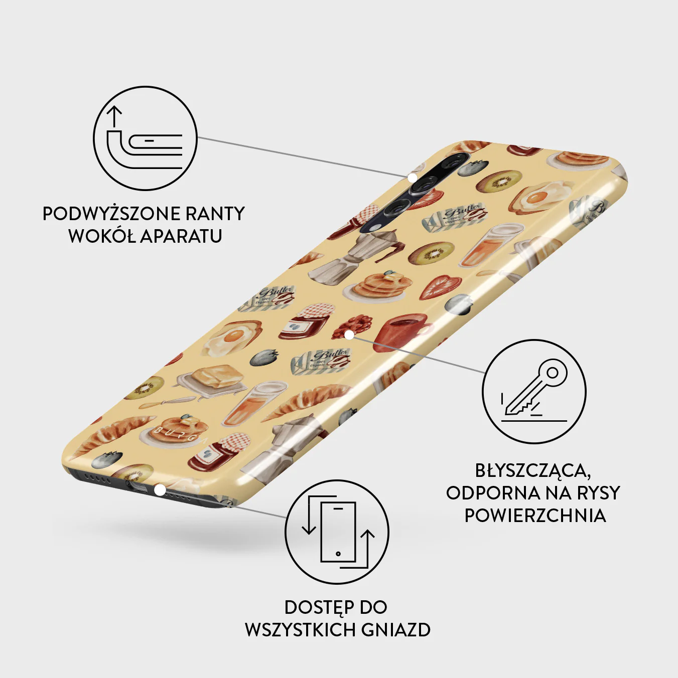 Sunny Side Up - Huawei P20 Etui - Image 3