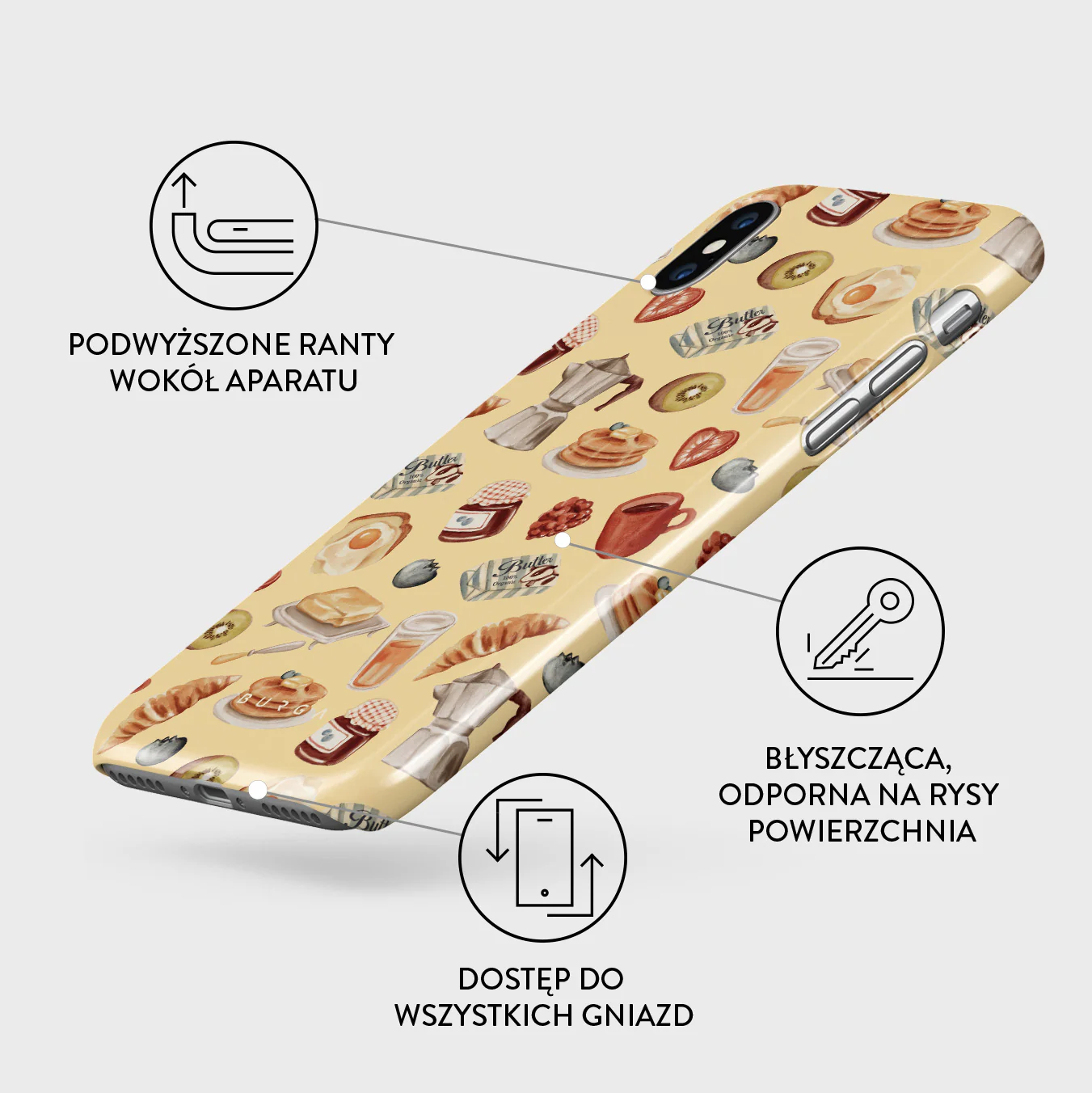 Sunny Side Up - iPhone X / XS Etui - Image 3