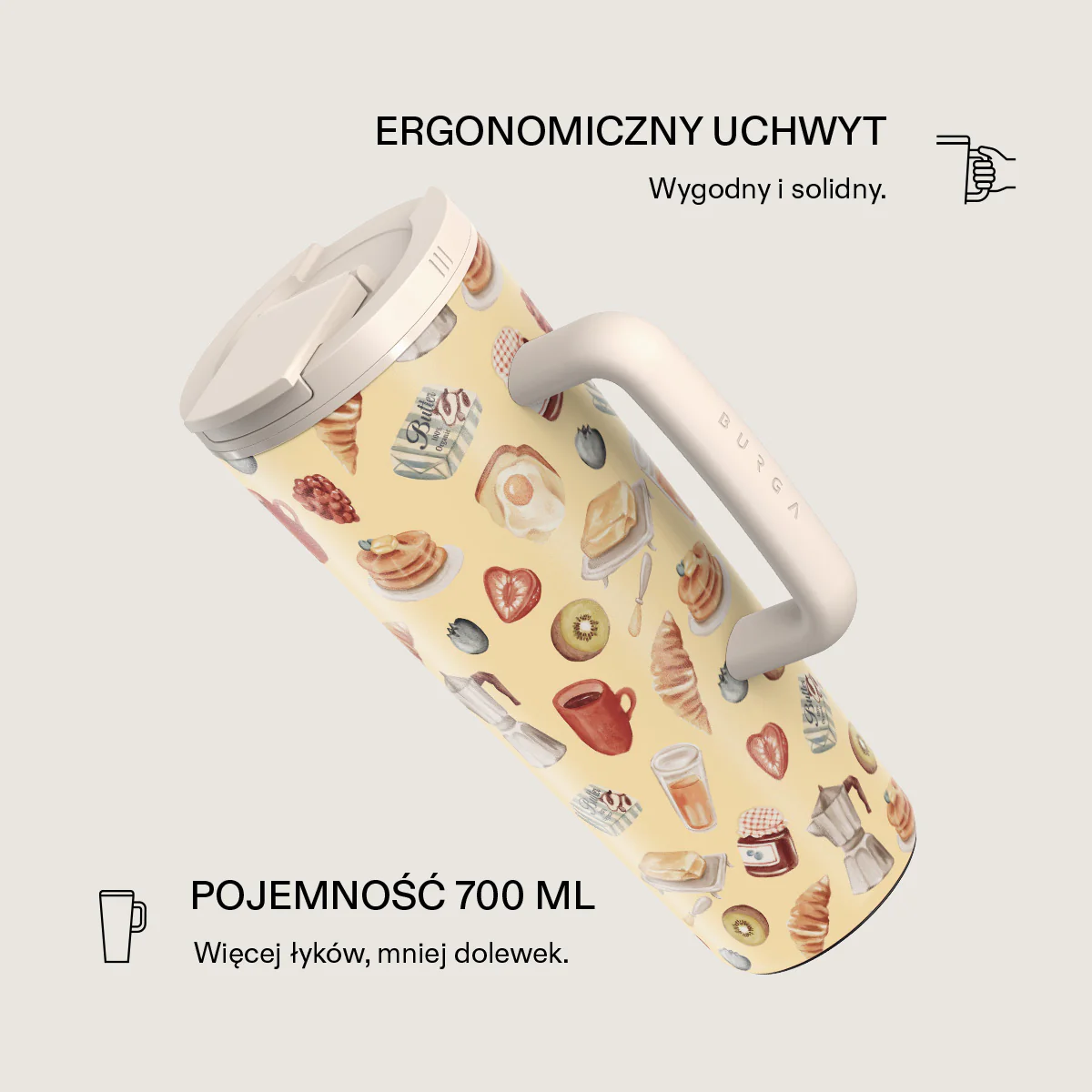 Sunny Side Up - Kubek podróżny EasyGrip - Image 2