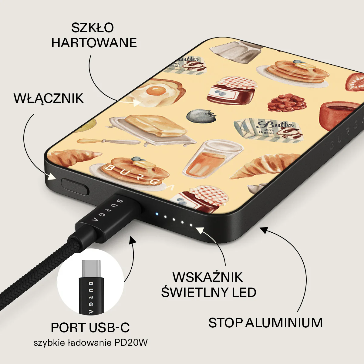 Sunny Side Up - Magnetyczny power bank - Image 5