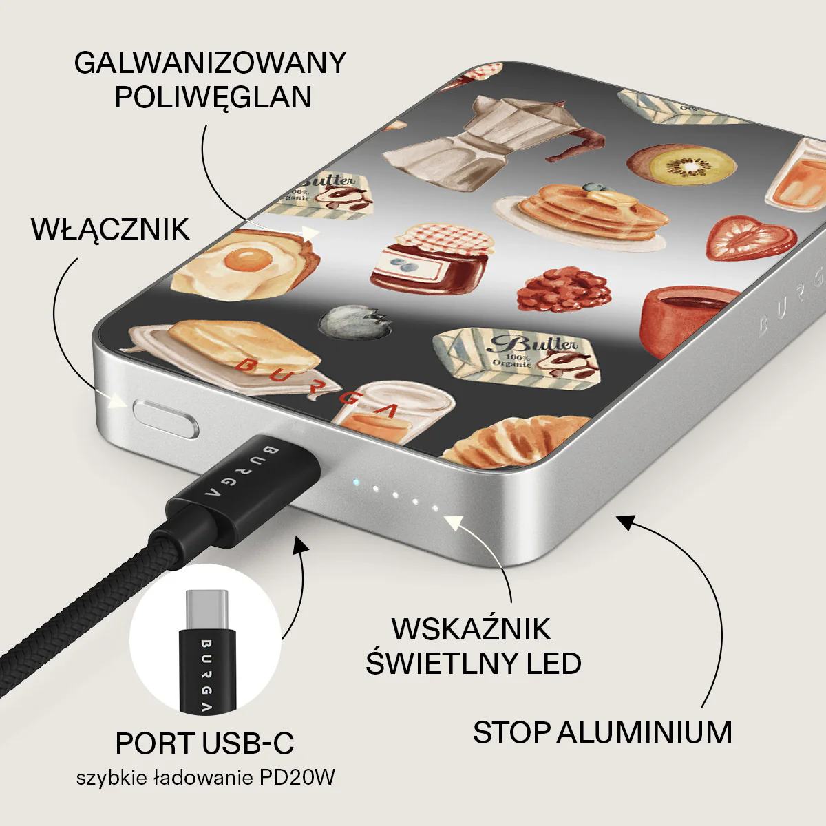 Sunny Side Up - Magnetyczny power bank - Image 75