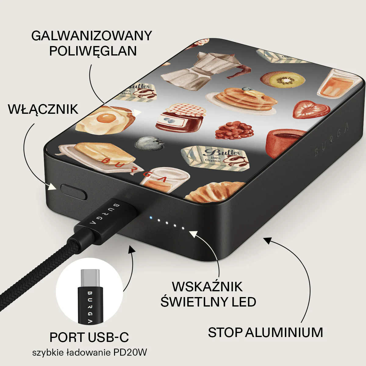 Sunny Side Up - Magnetyczny power bank - Image 80