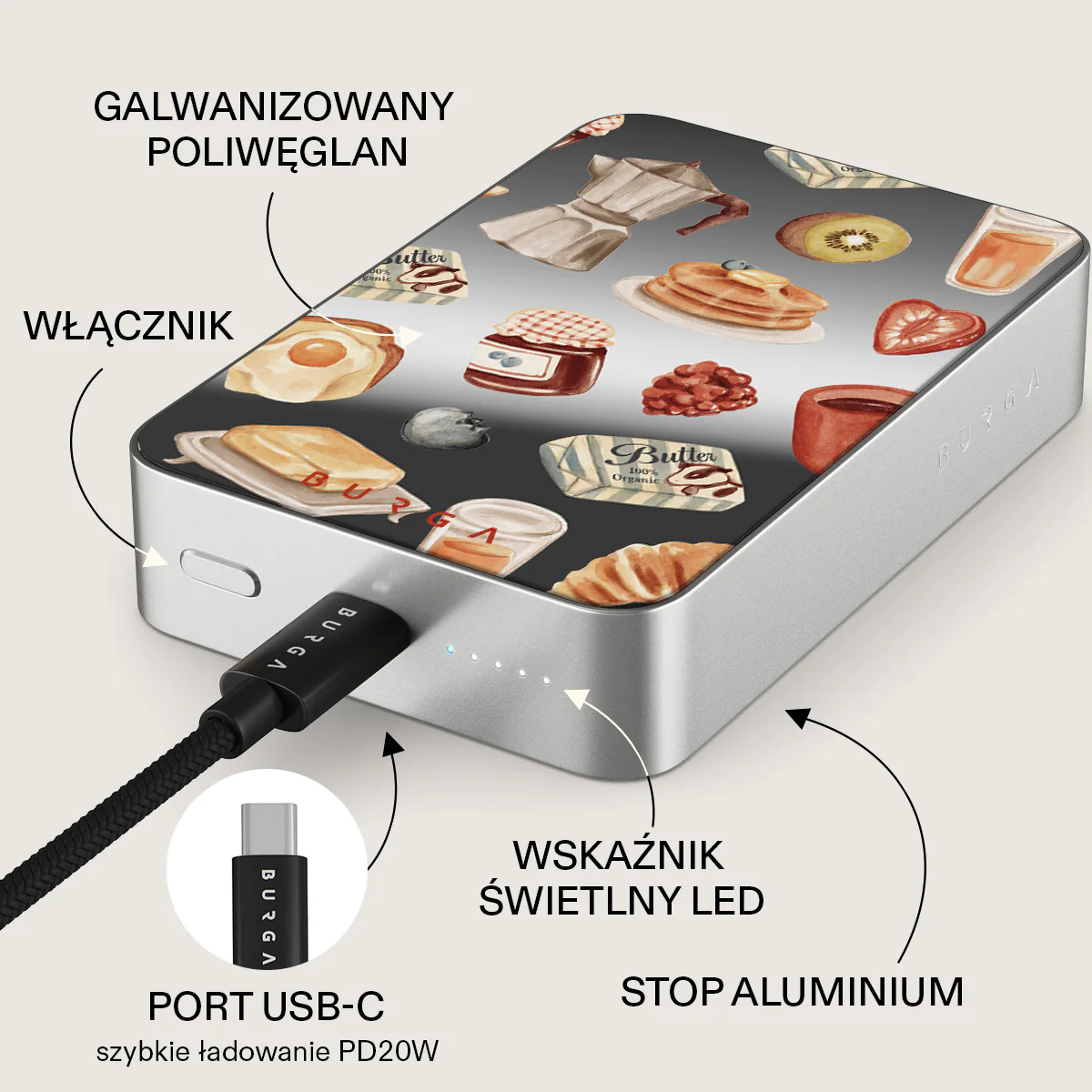 Sunny Side Up - Magnetyczny power bank - Image 90
