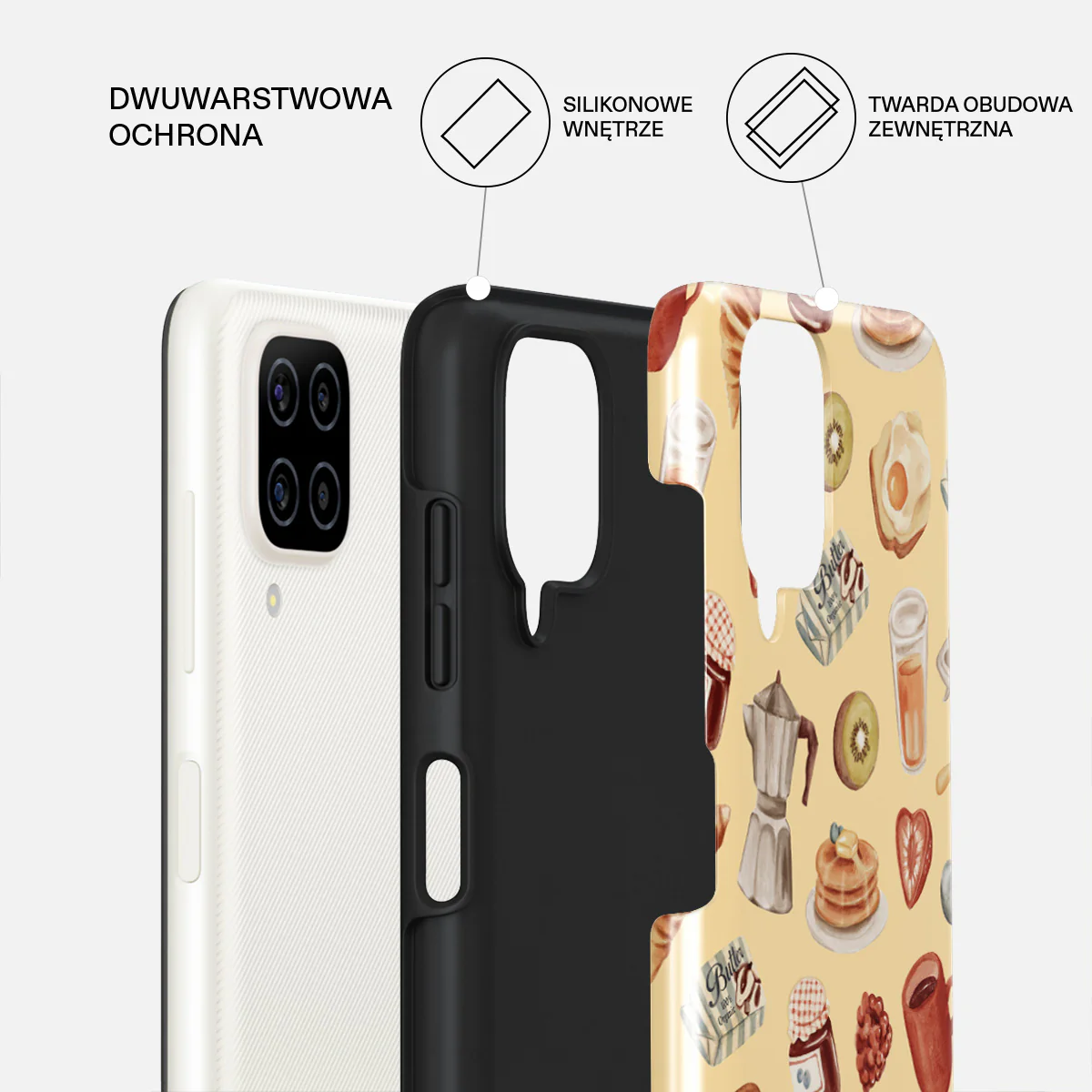 Sunny Side Up - Samsung Galaxy A12 4G Etui - Image 2