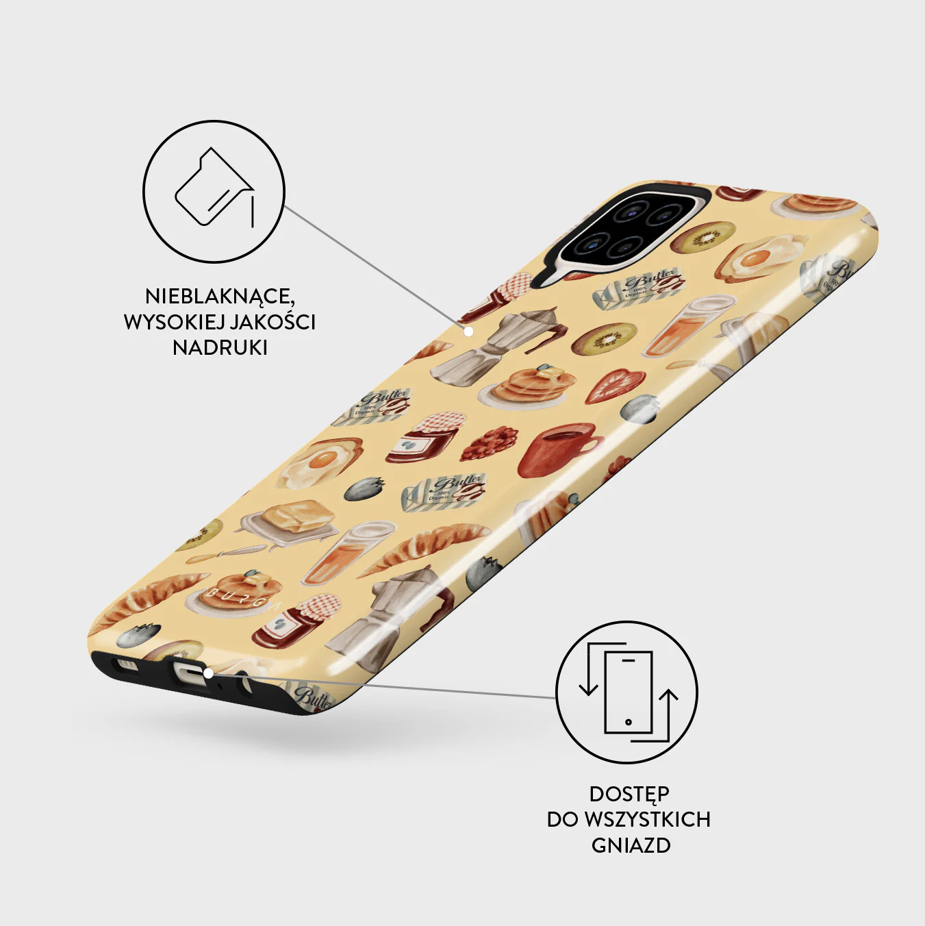 Sunny Side Up - Samsung Galaxy A12 4G Etui - Image 3