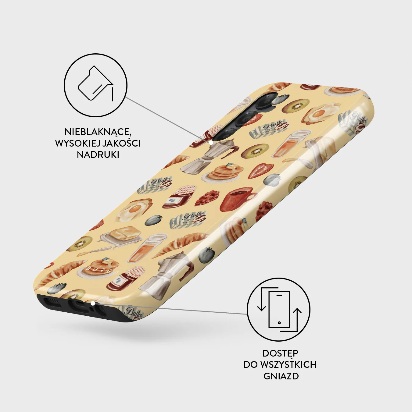 Sunny Side Up - Samsung Galaxy A14 5G Etui - Image 3