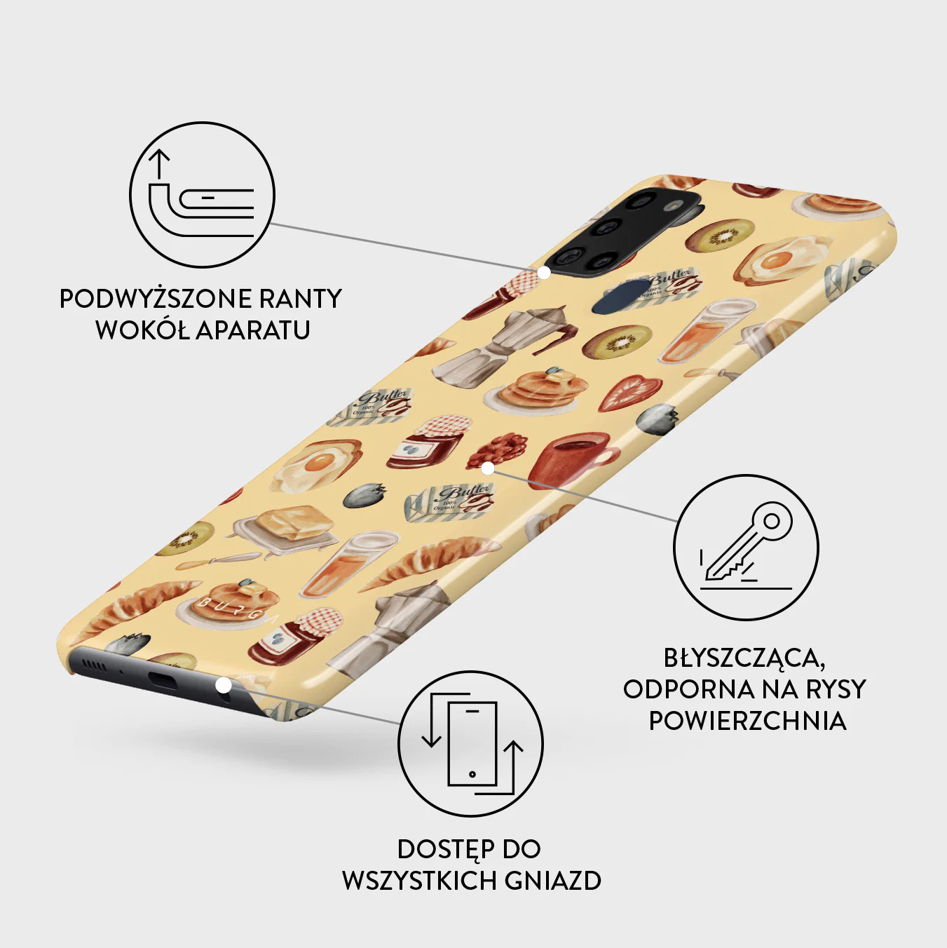 Sunny Side Up - Samsung Galaxy A21s 4G Etui - Image 3