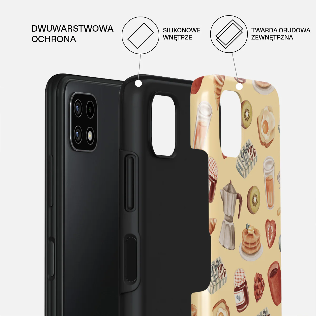 Sunny Side Up - Samsung Galaxy A22 5G Etui - Image 2