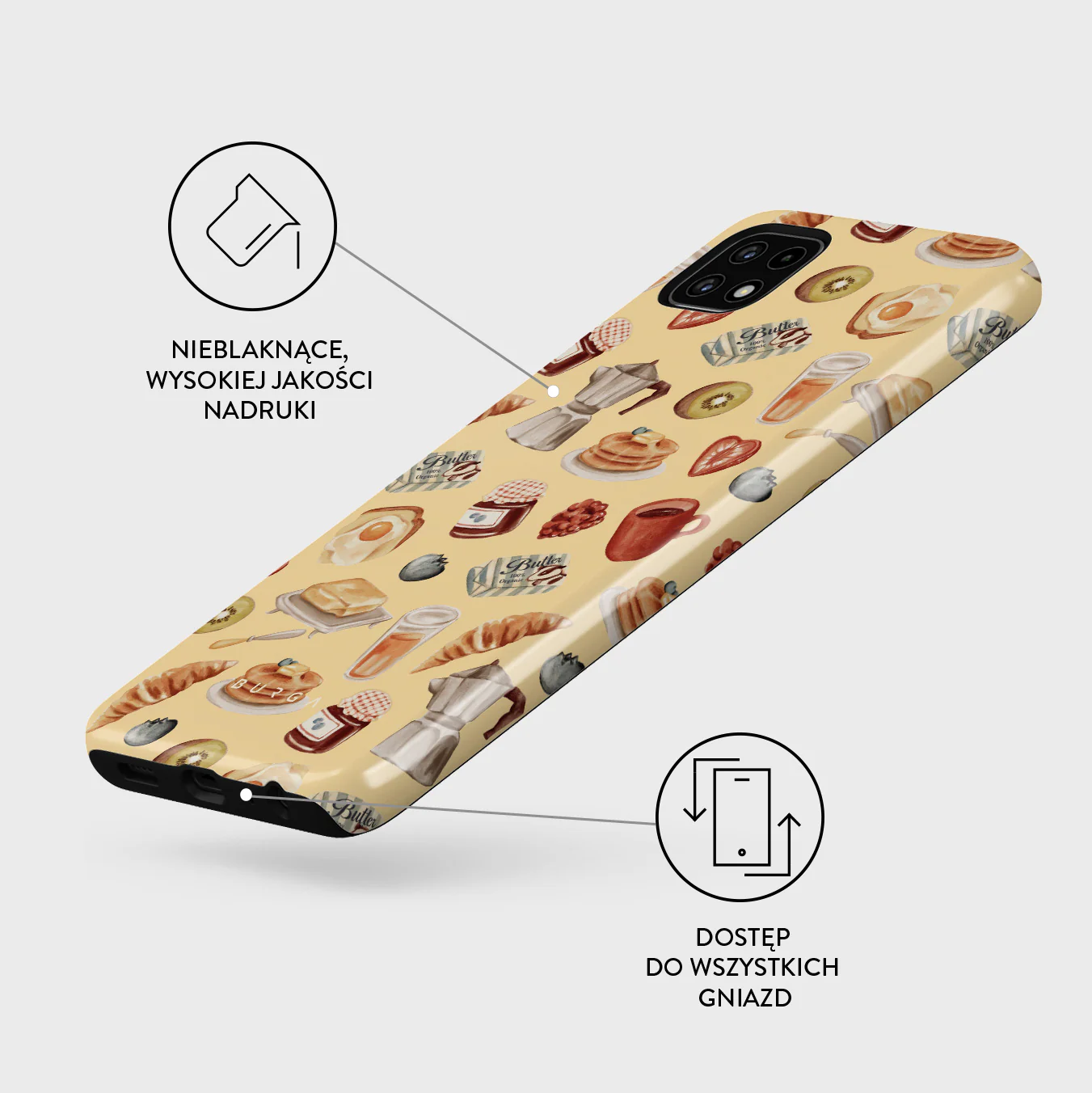 Sunny Side Up - Samsung Galaxy A22 5G Etui - Image 3