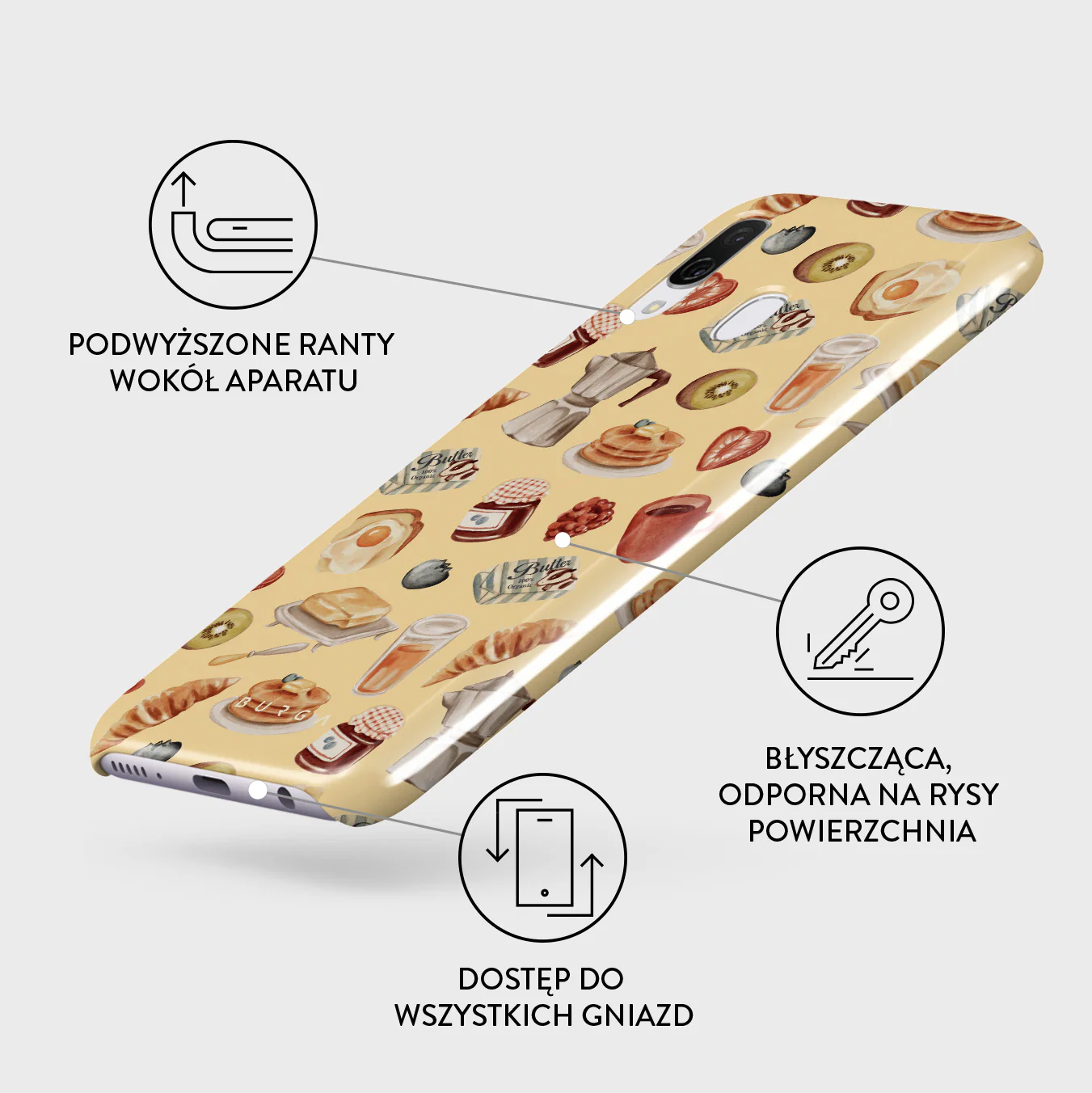 Sunny Side Up - Samsung Galaxy A40 Etui - Image 3