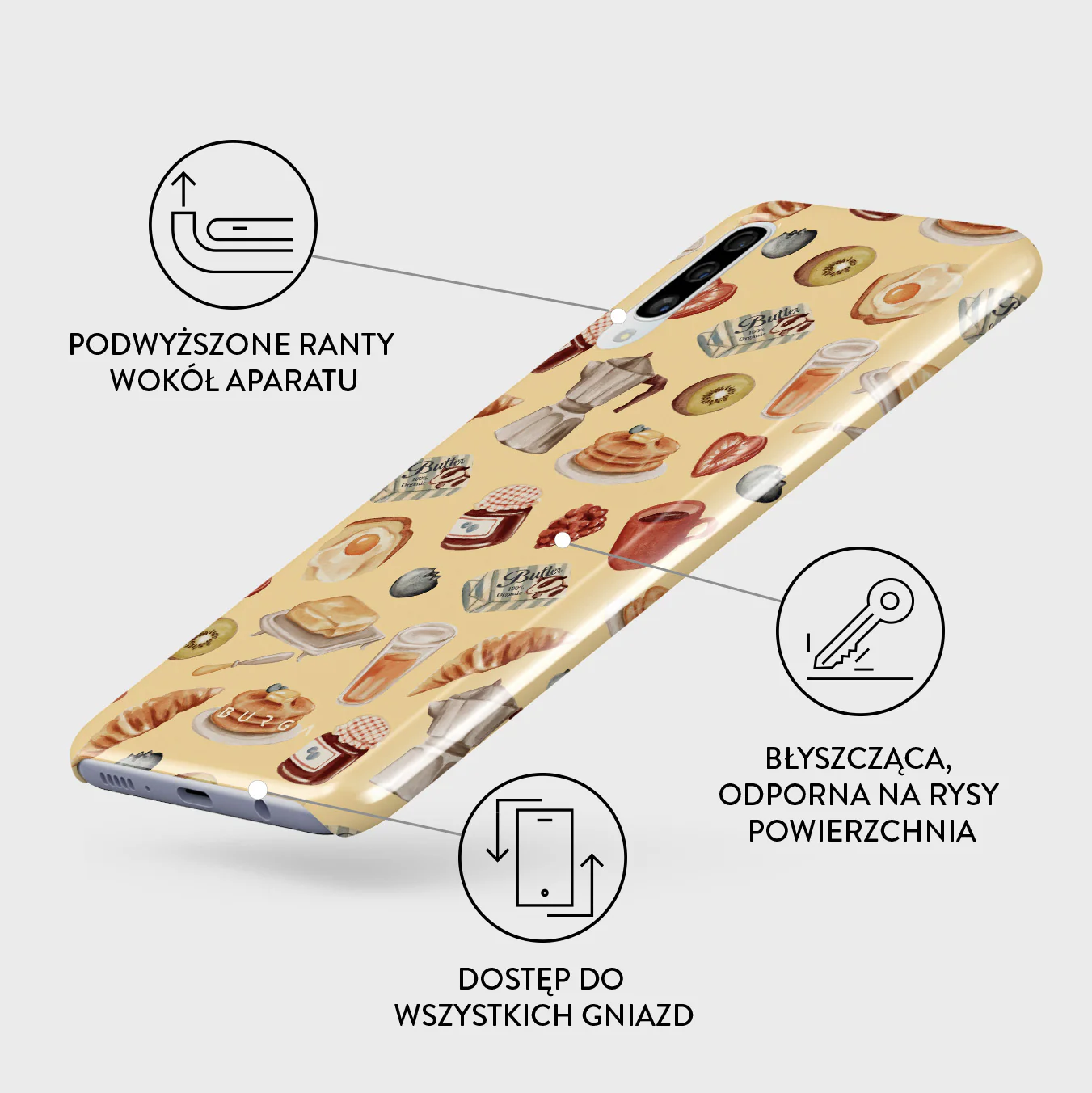 Sunny Side Up - Samsung Galaxy A50 Etui - Image 3