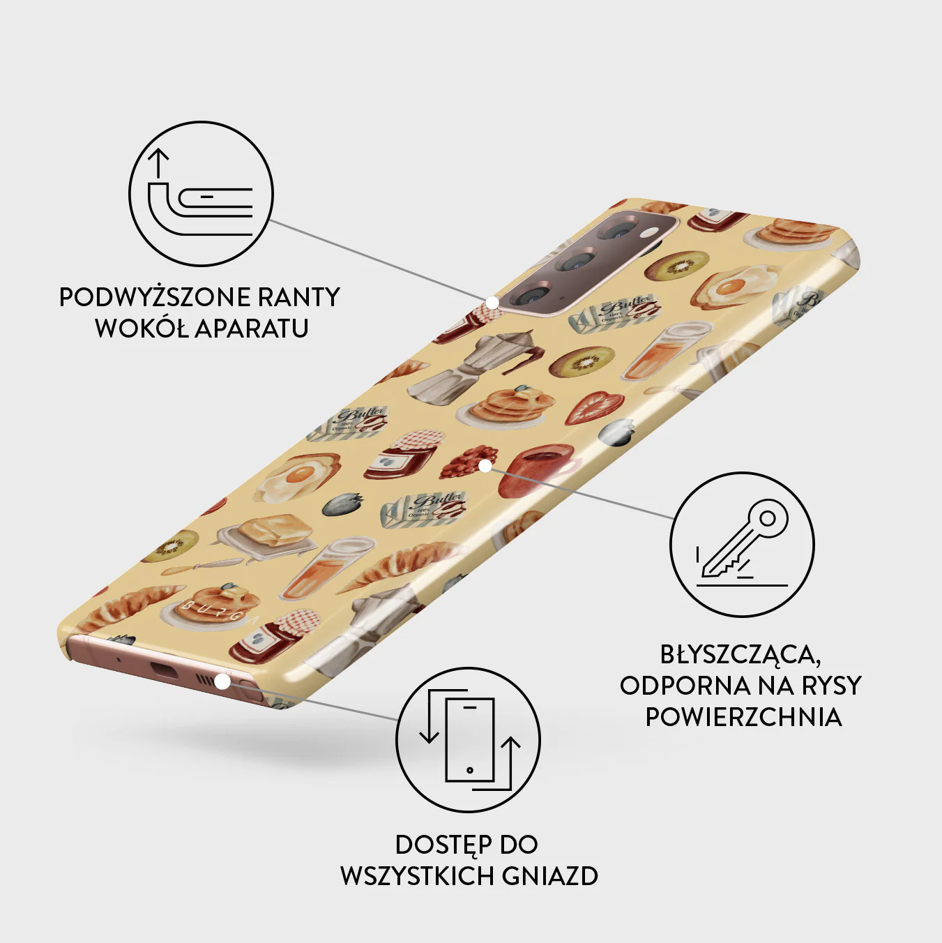 Sunny Side Up - Samsung Galaxy Note 20 4G / 5G Etui - Image 3