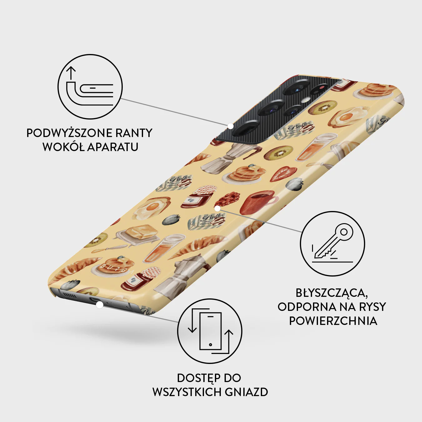 Sunny Side Up - Samsung Galaxy S21 Ultra Etui - Image 3