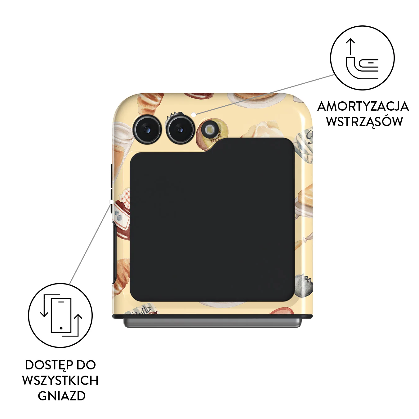 Sunny Side Up - Samsung Galaxy Z Flip 5 Etui - Image 3