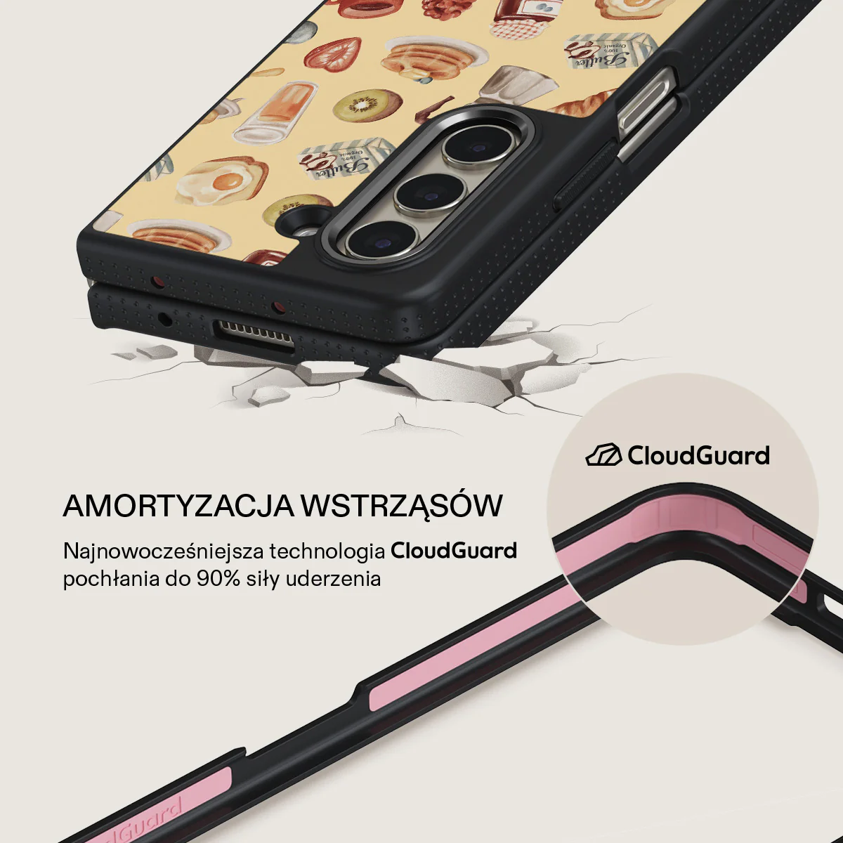 Sunny Side Up - Samsung Galaxy Z Fold 5 Etui - Image 10