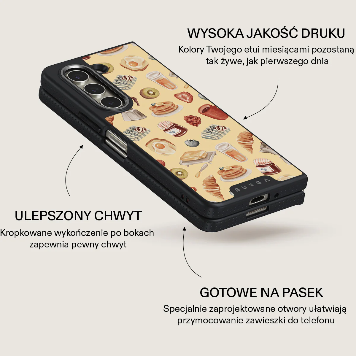 Sunny Side Up - Samsung Galaxy Z Fold 5 Etui - Image 12