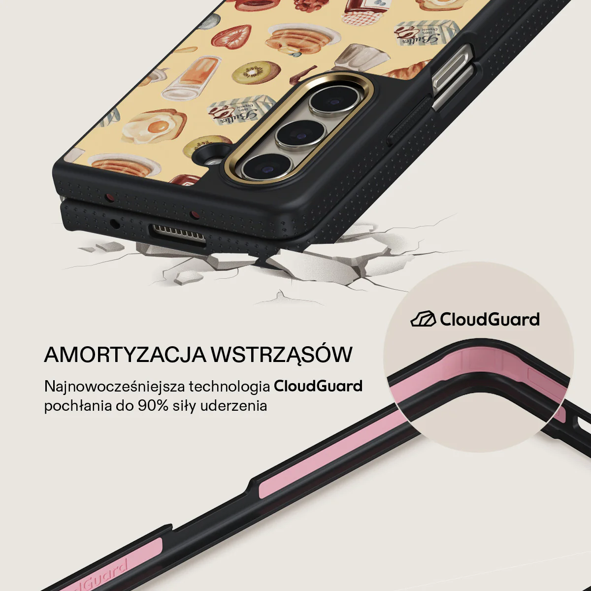 Sunny Side Up - Samsung Galaxy Z Fold 5 Etui - Image 3