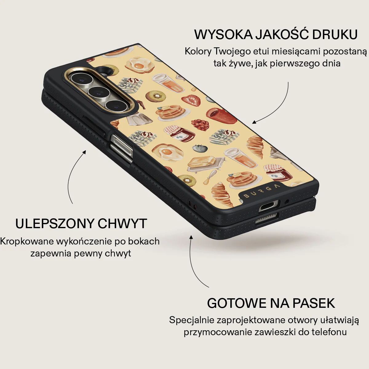 Sunny Side Up - Samsung Galaxy Z Fold 5 Etui - Image 5