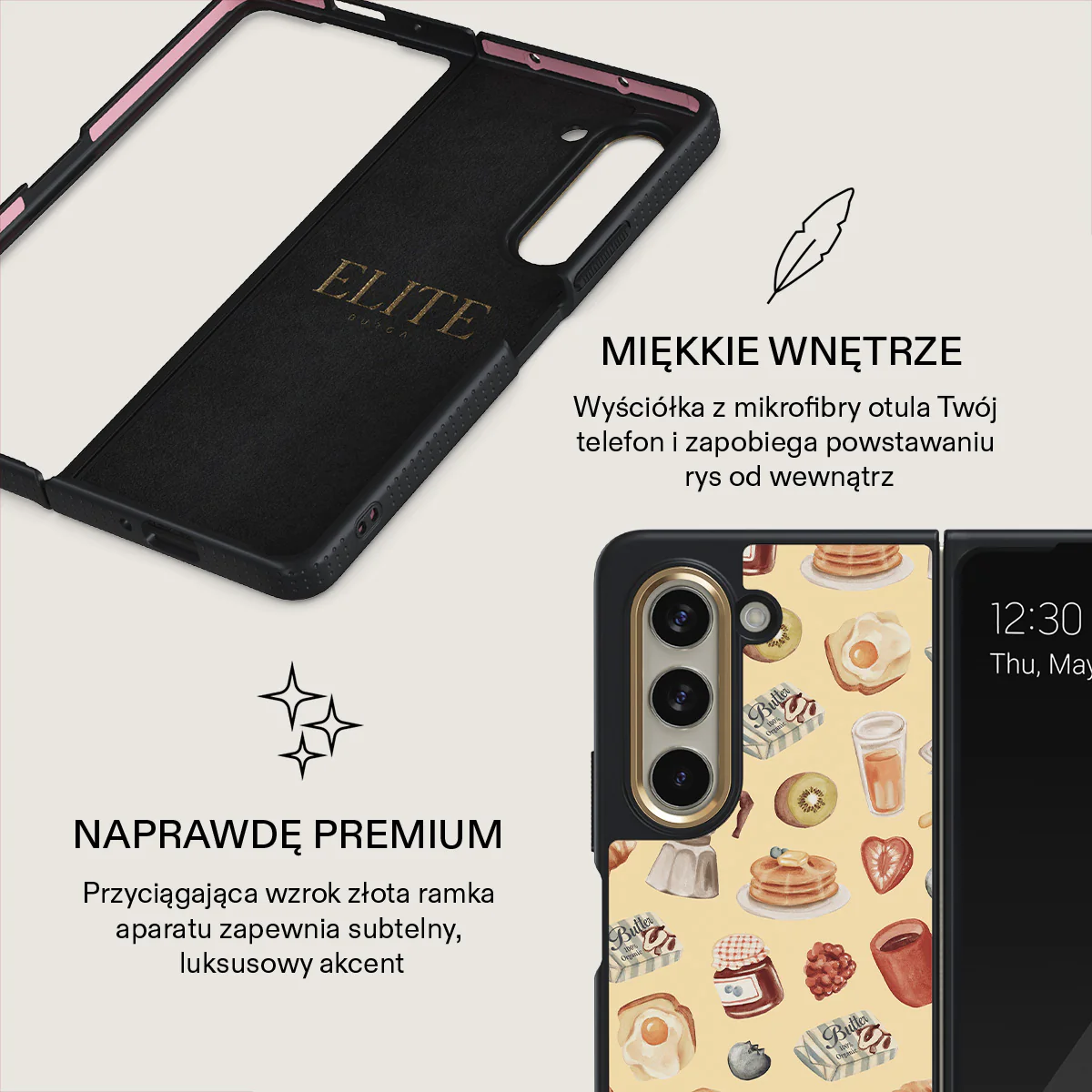 Sunny Side Up - Samsung Galaxy Z Fold 5 Etui - Image 6