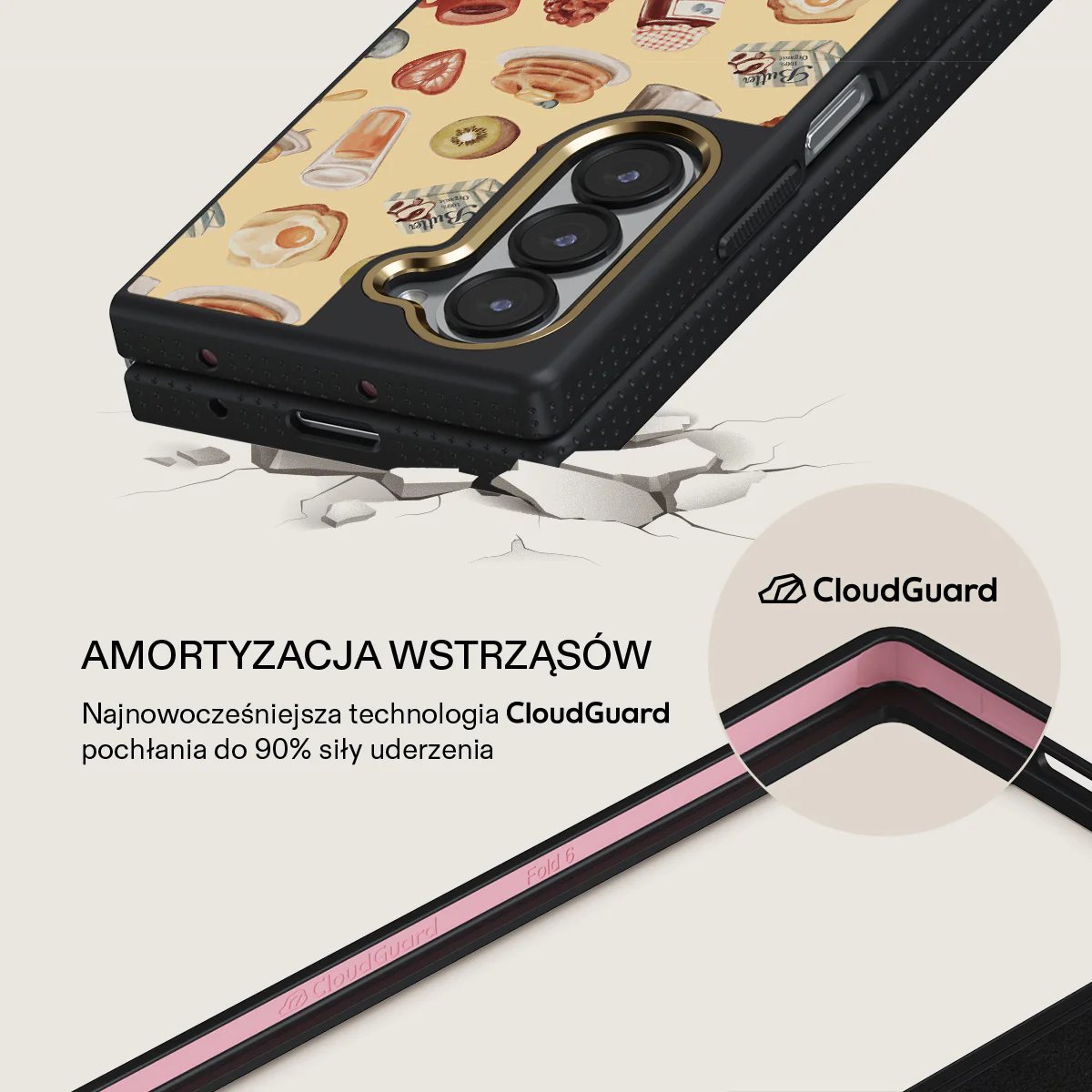 Sunny Side Up - Samsung Galaxy Z Fold 6 Etui - Image 3
