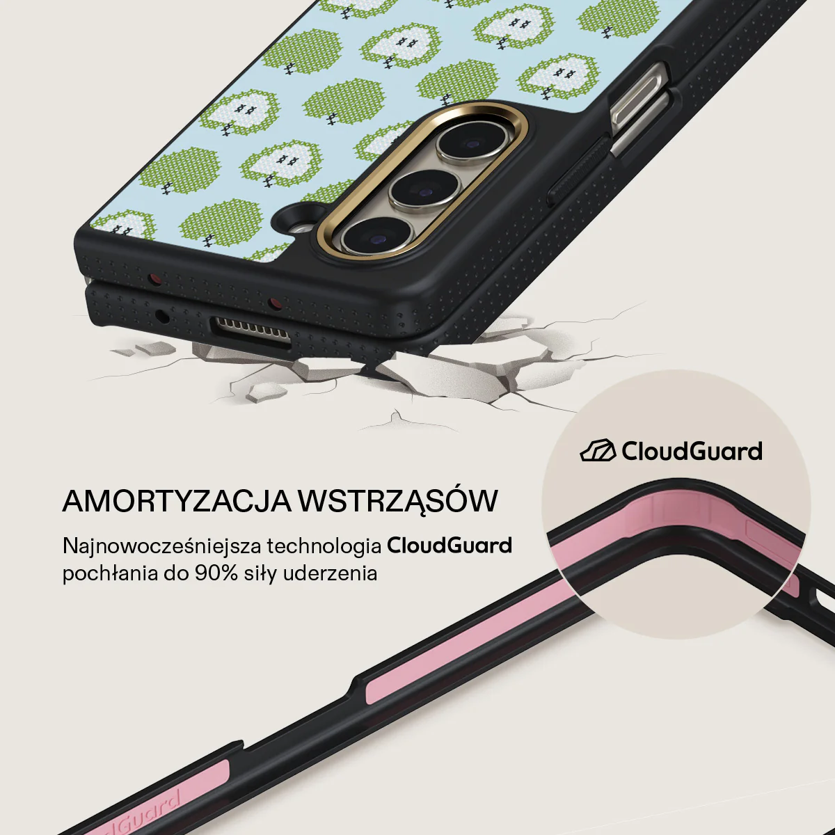 Sweet & Sour - Samsung Galaxy Z Fold 5 Etui - Image 3