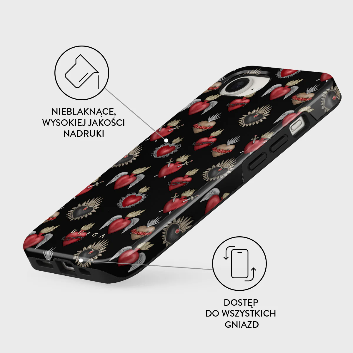 Sworn Hearts - iPhone 17e Etui - Image 3