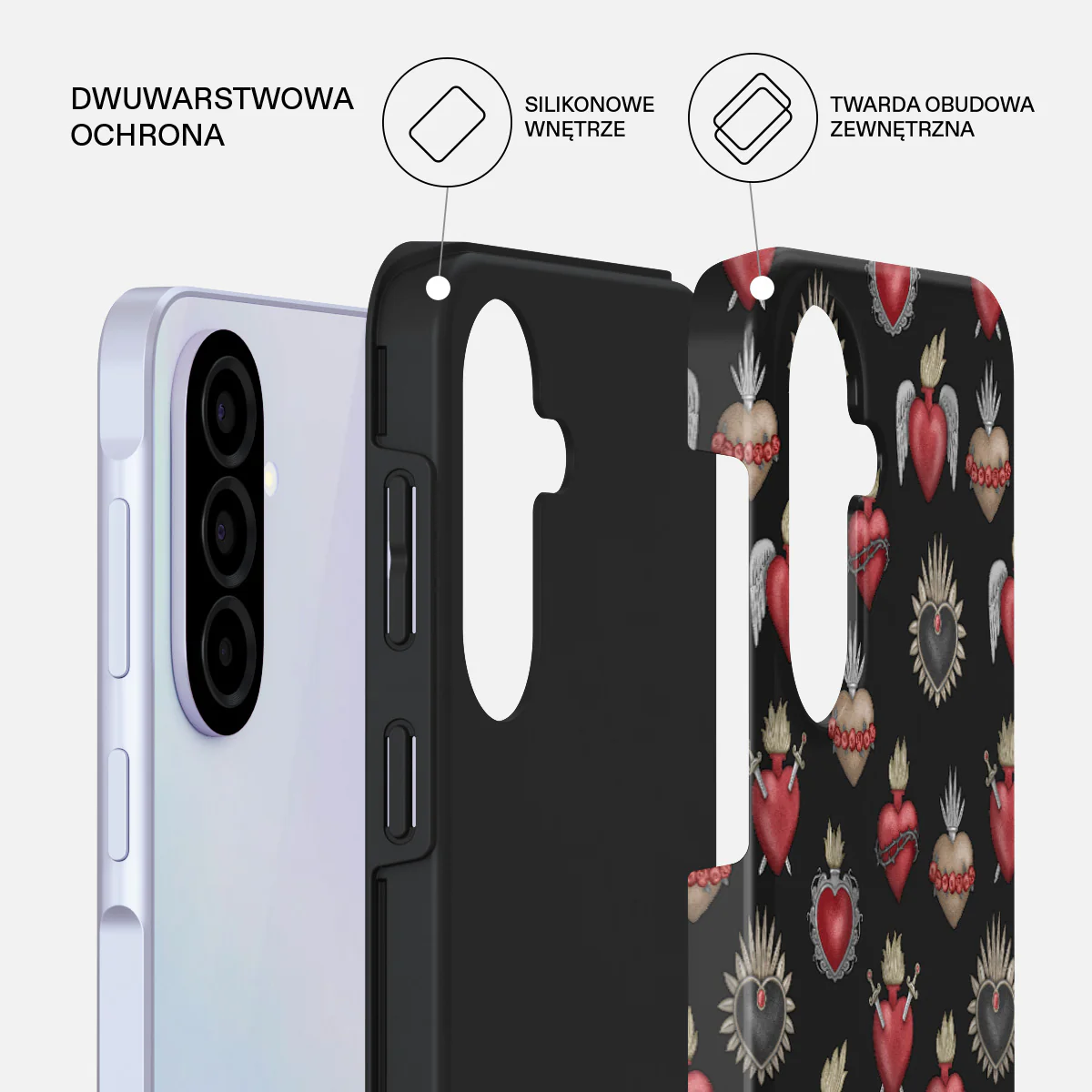 Sworn Hearts - Samsung Galaxy A37 5G Etui - Image 2