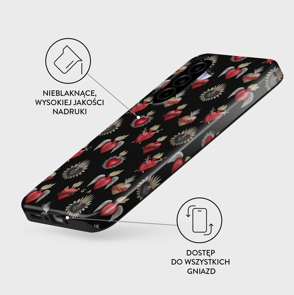 Sworn Hearts - Samsung Galaxy A37 5G Etui - Image 3