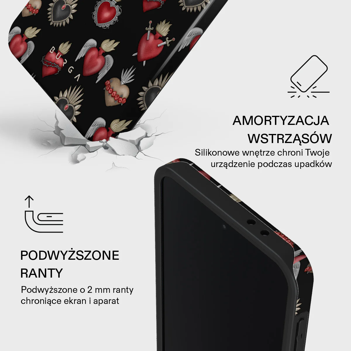 Sworn Hearts - Samsung Galaxy A37 5G Etui - Image 4