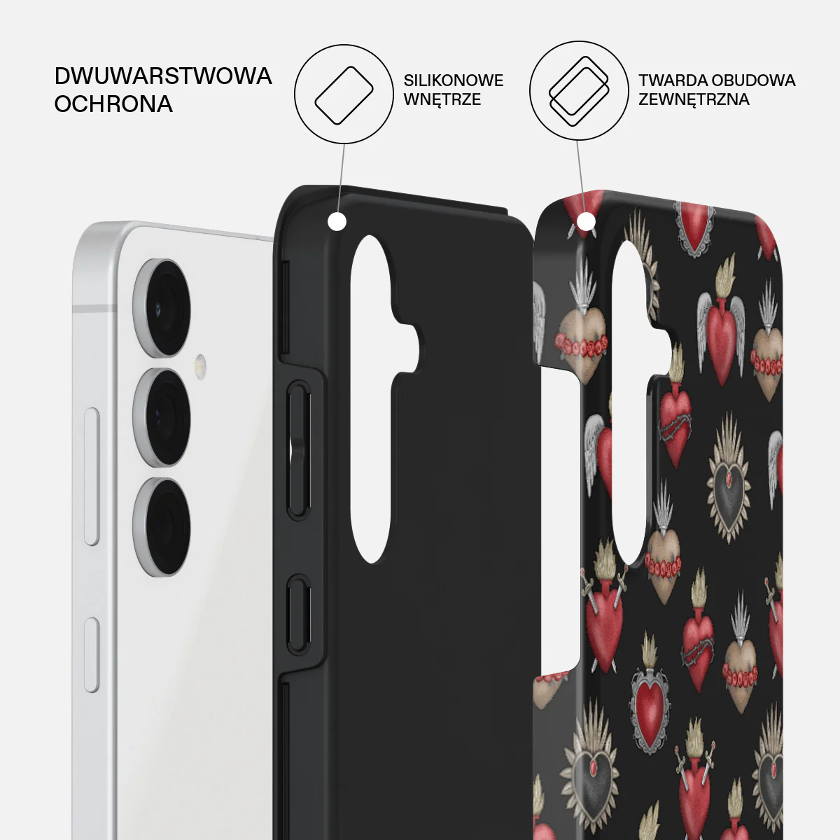 Sworn Hearts - Samsung Galaxy S25 FE Etui - Image 2