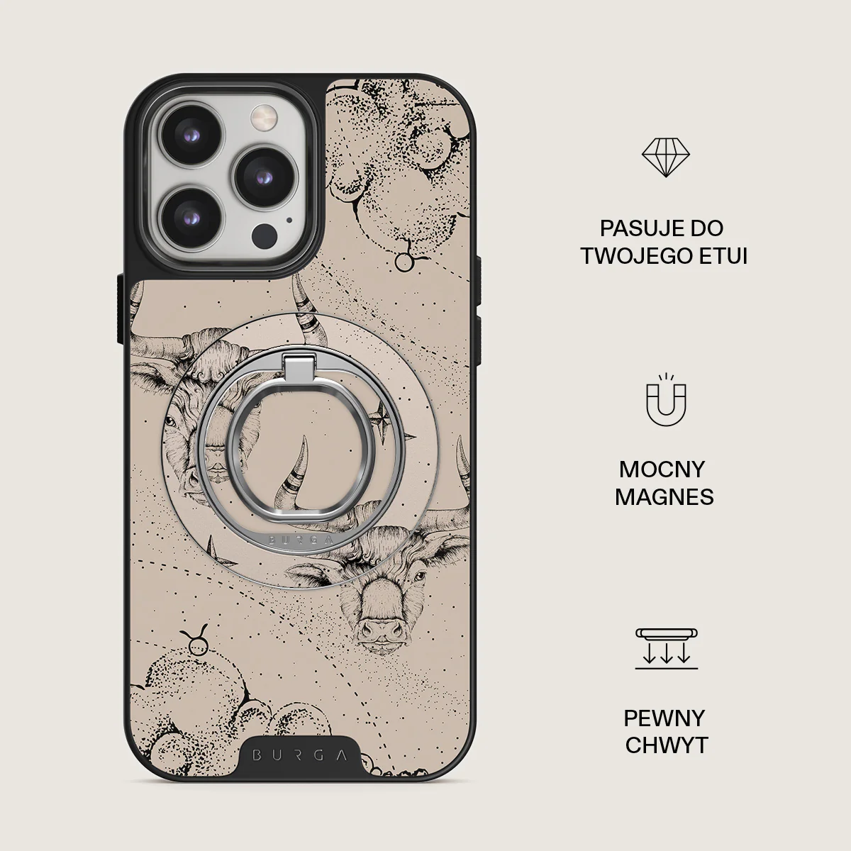 Taurus - Magnetyczny Okrągły Uchwyt - Image 2