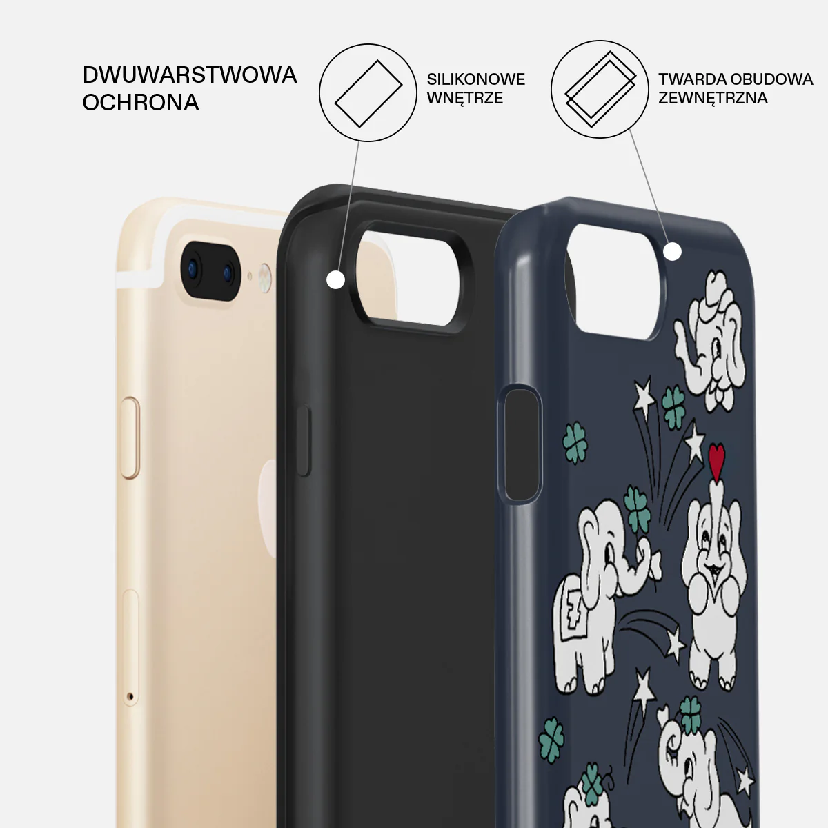 Think Big - iPhone 7 Plus / 8 Plus Etui - Image 6