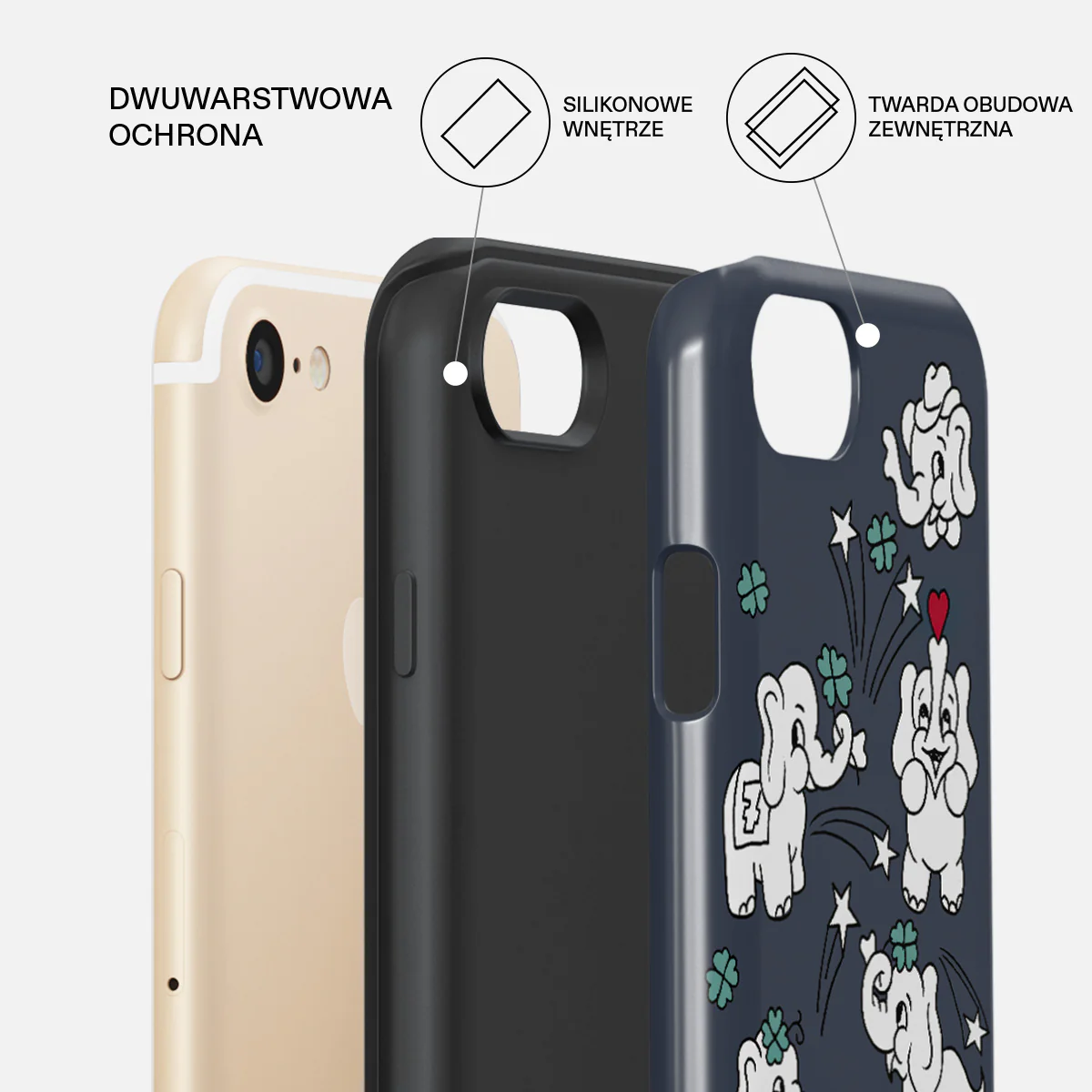 Think Big - iPhone SE (2020) Etui - Image 2