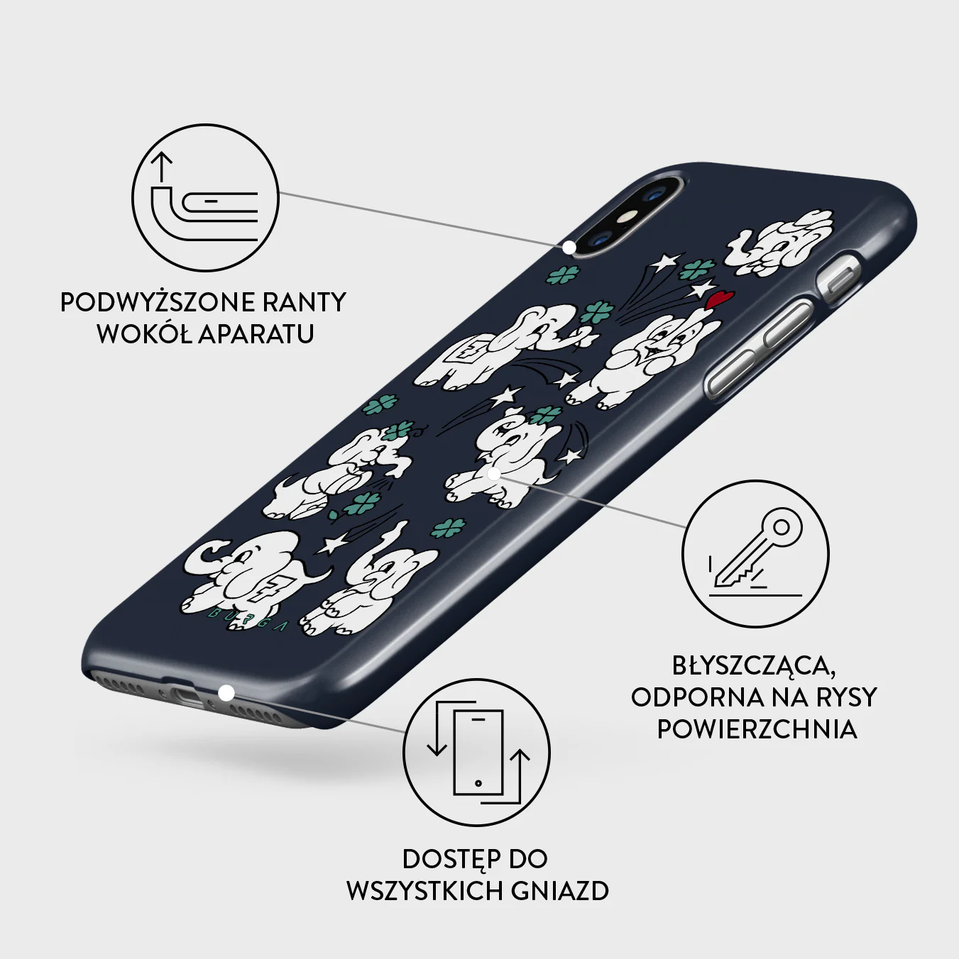 Think Big - iPhone X / XS Etui - Image 3