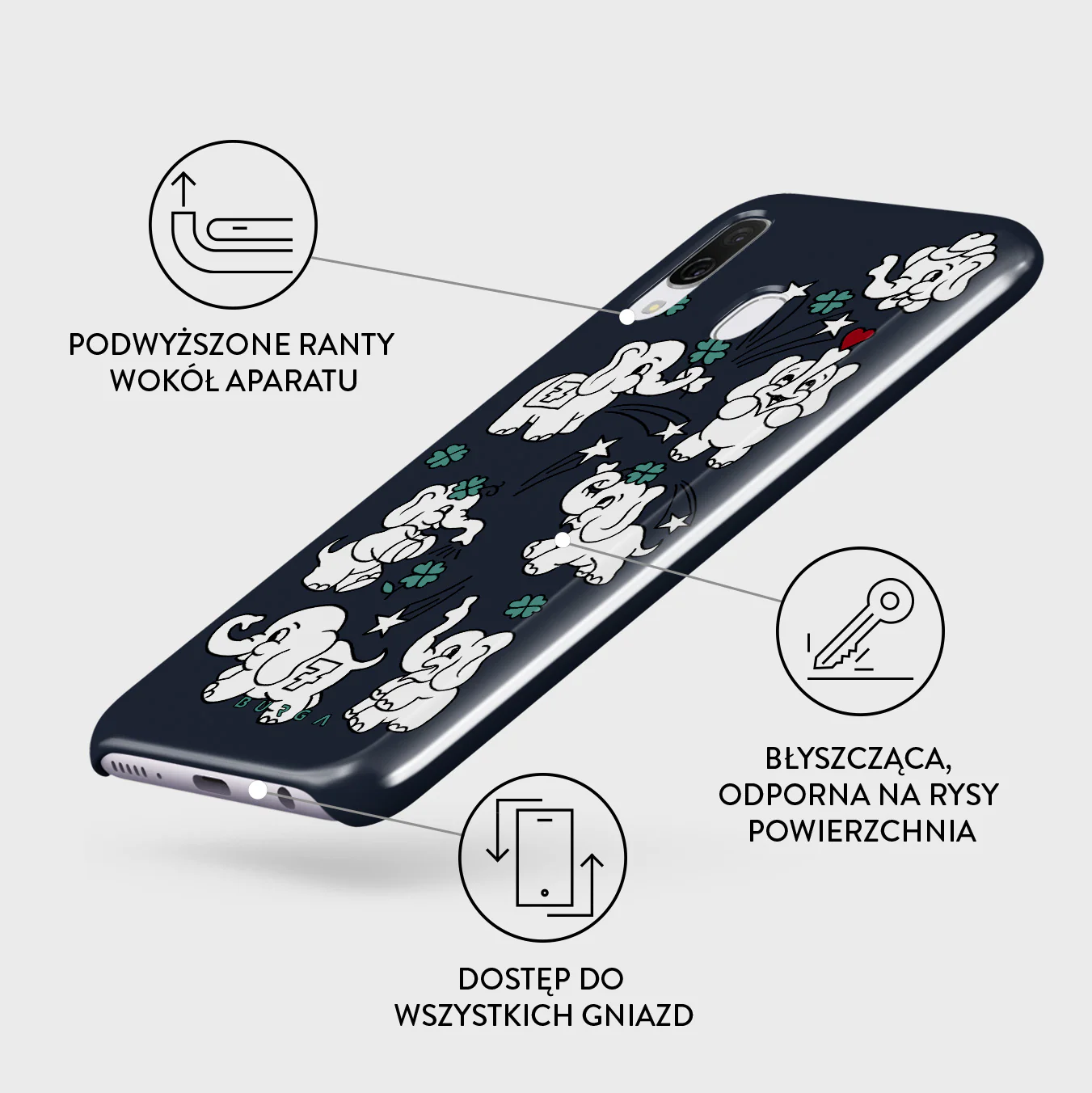 Think Big - Samsung Galaxy A40 Etui - Image 3