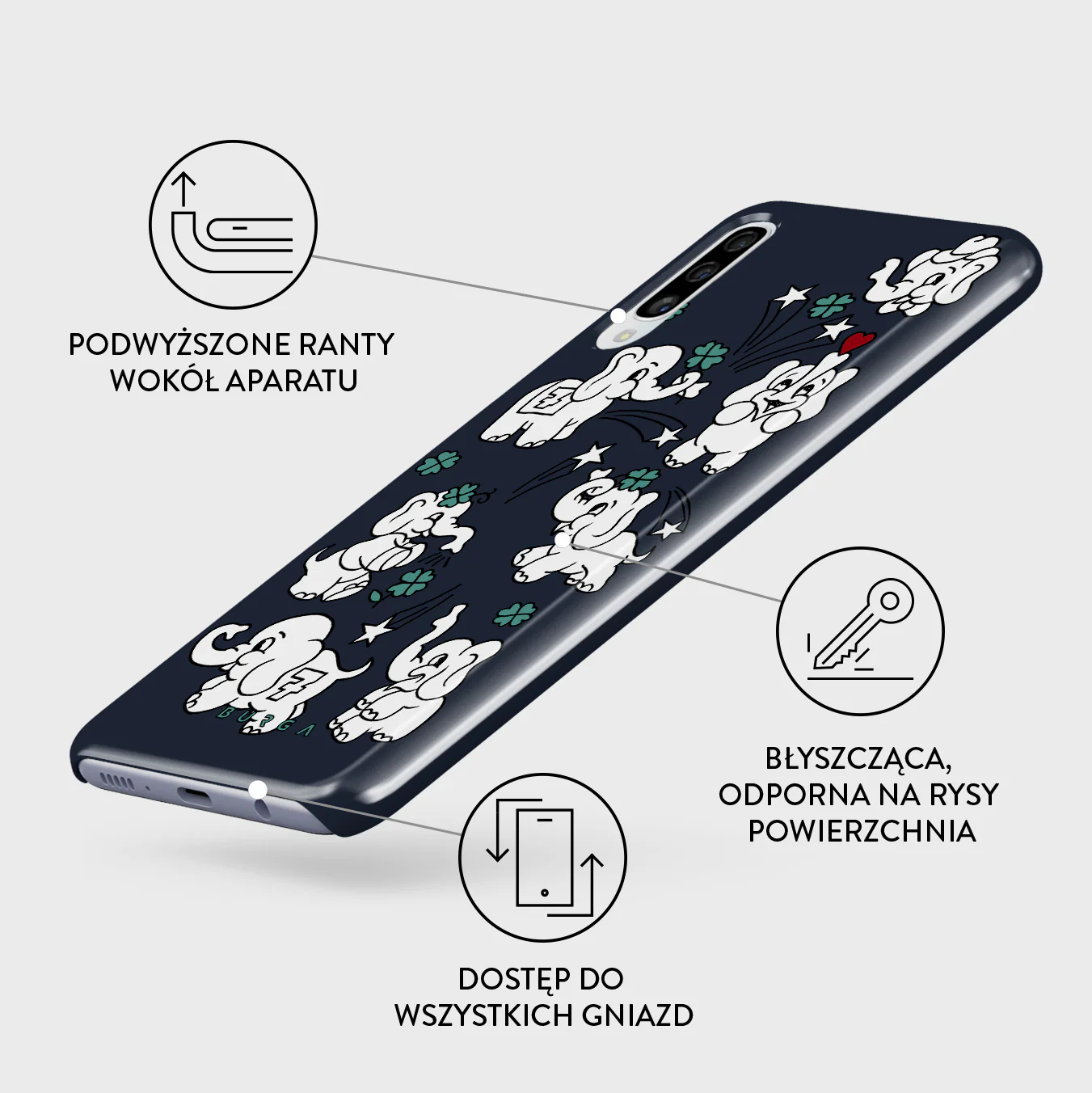 Think Big - Samsung Galaxy A50 Etui - Image 3