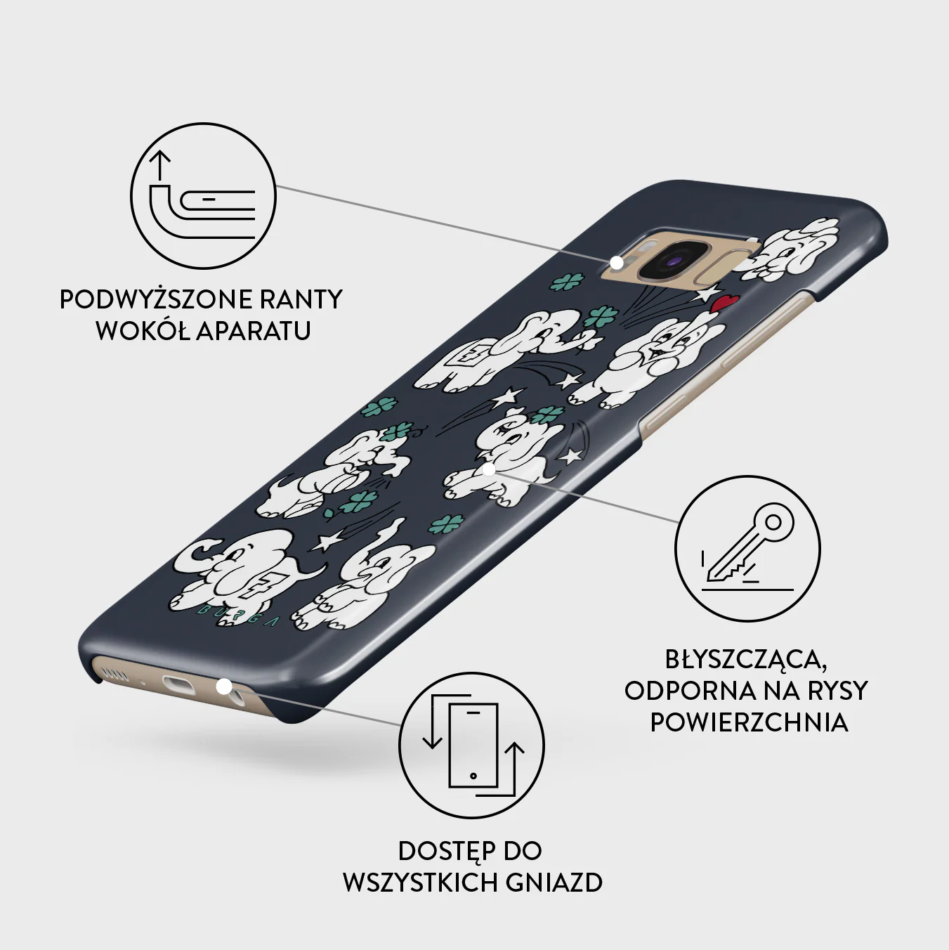 Think Big - Samsung Galaxy S8 Etui - Image 3